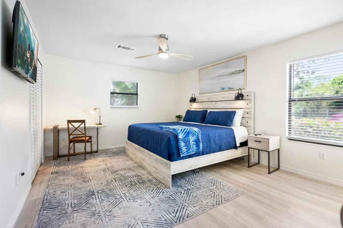 The St Augusdream Renovated Beach House Sleeps 8 Walk To Beach St. Augustine Dış mekan fotoğraf